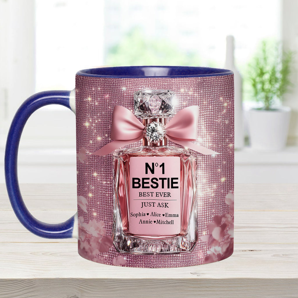 N01 Beste Freundinnen - Personalisierte Tasse mit Freundinnen-Akzent