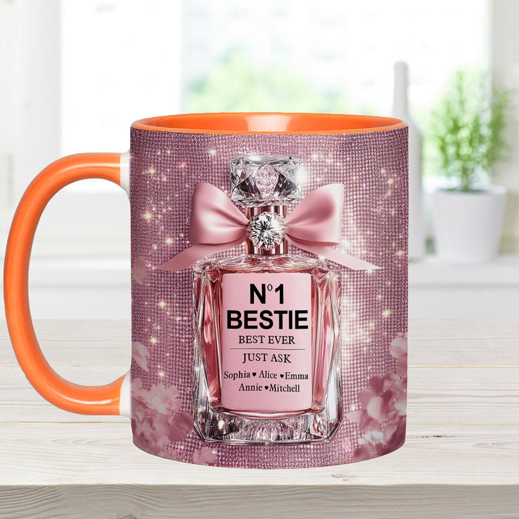 N01 Beste Freundinnen - Personalisierte Tasse mit Freundinnen-Akzent