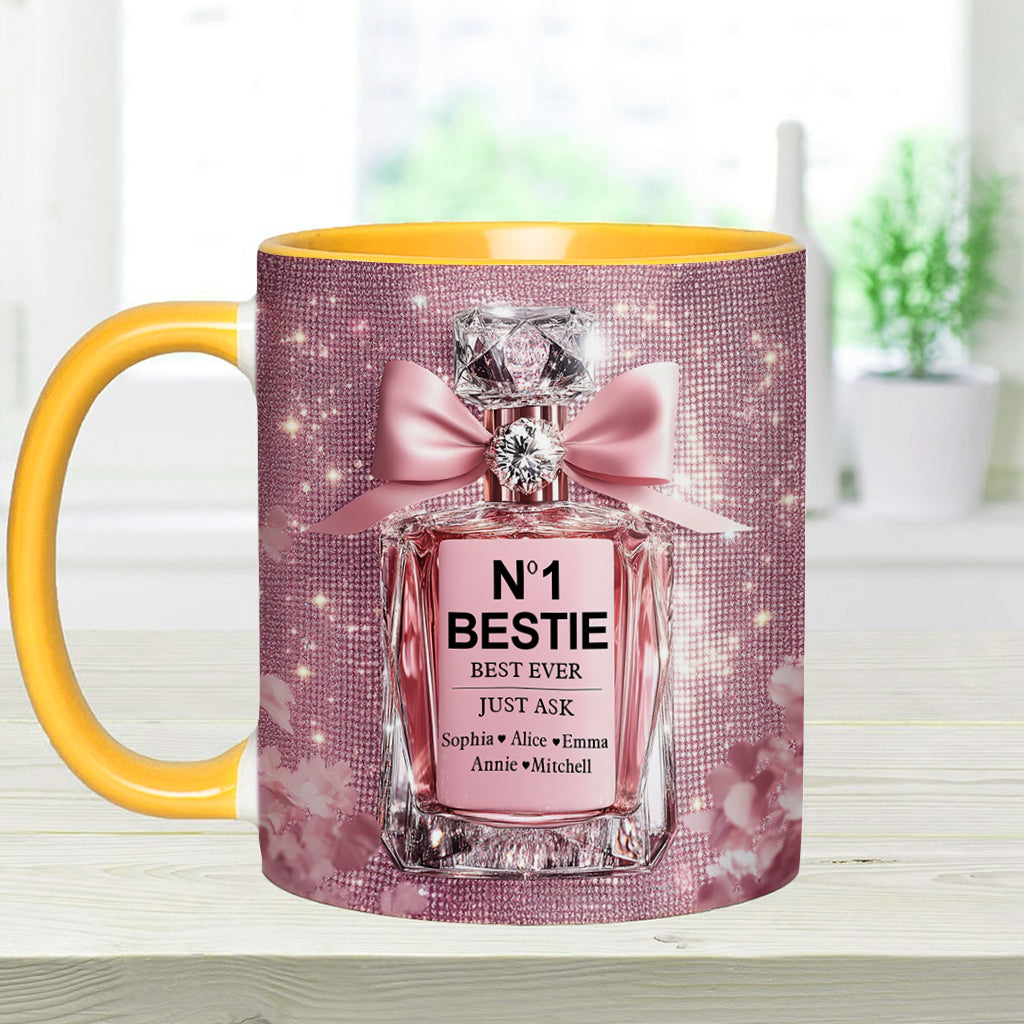 N01 Beste Freundinnen - Personalisierte Tasse mit Freundinnen-Akzent