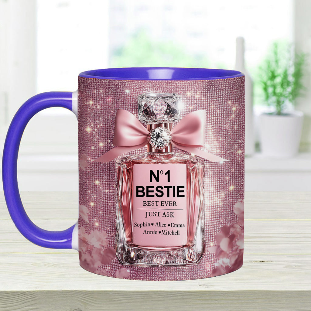N01 Beste Freundinnen - Personalisierte Tasse mit Freundinnen-Akzent
