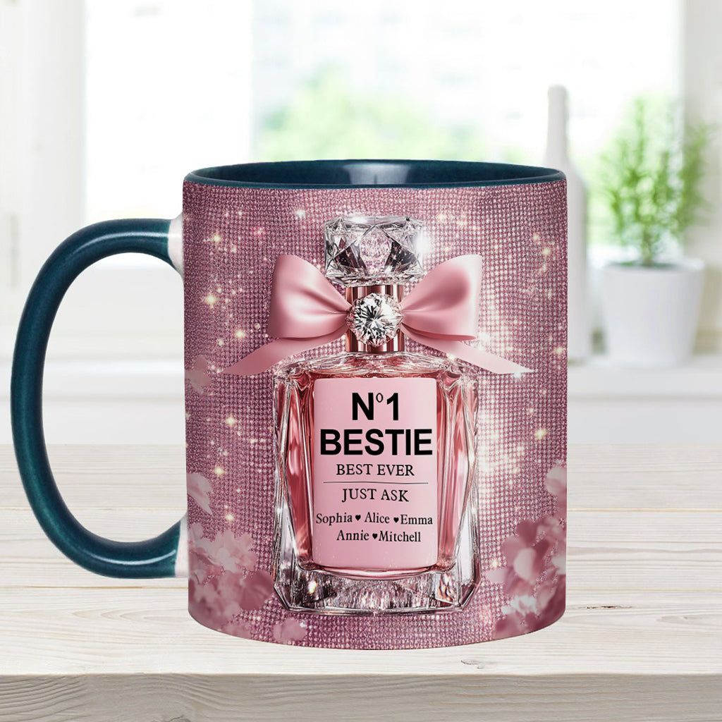 N01 Beste Freundinnen - Personalisierte Tasse mit Freundinnen-Akzent