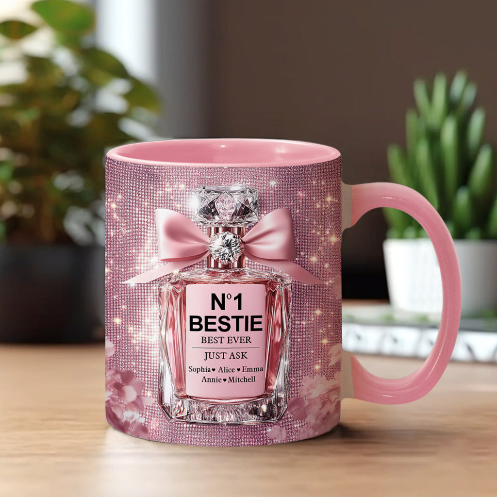 N01 Beste Freundinnen - Personalisierte Tasse mit Freundinnen-Akzent