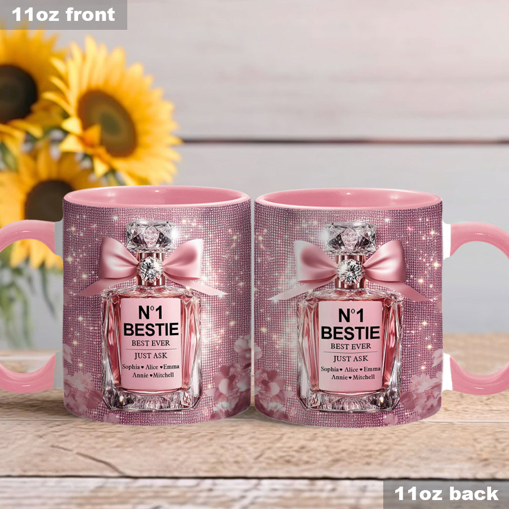 N01 Beste Freundinnen - Personalisierte Tasse mit Freundinnen-Akzent
