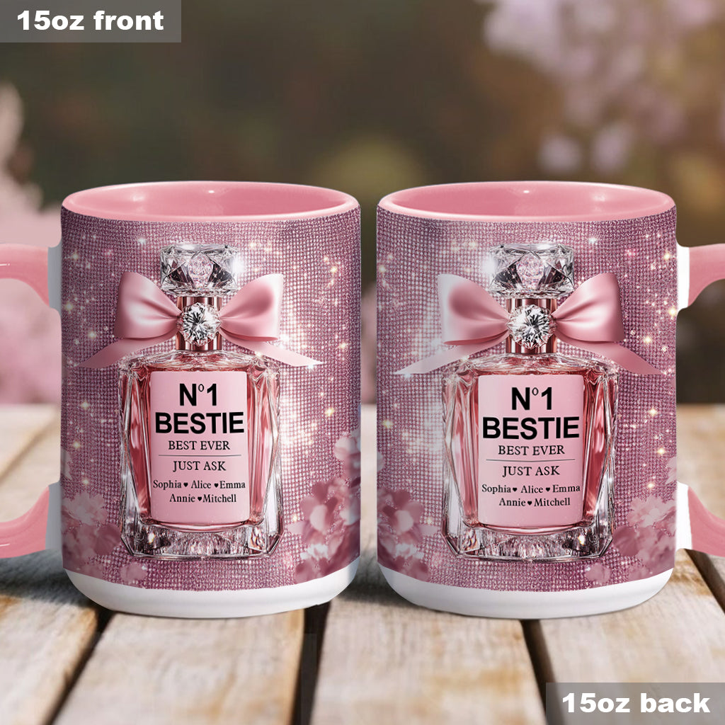 N01 Beste Freundinnen - Personalisierte Tasse mit Freundinnen-Akzent