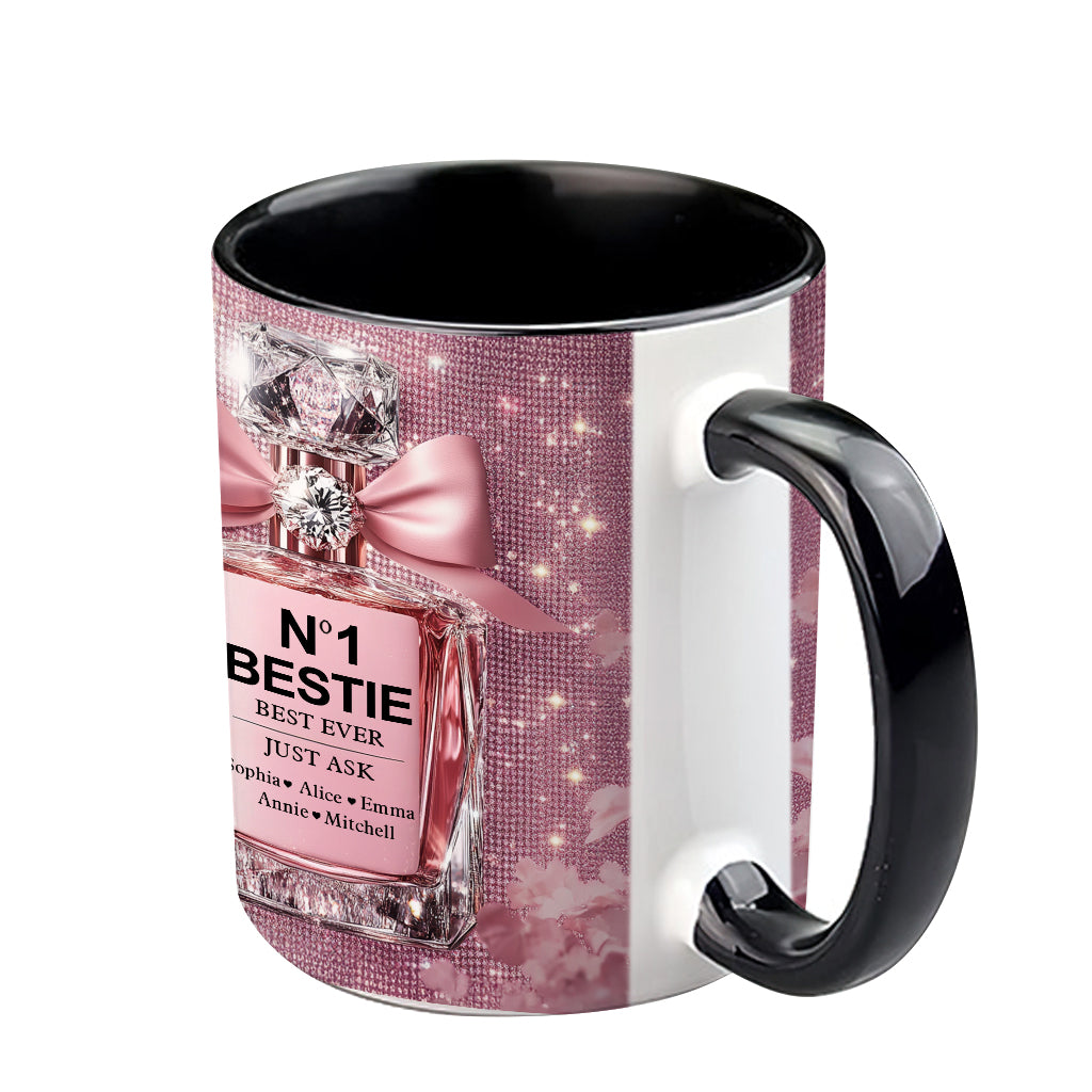 N01 Beste Freundinnen - Personalisierte Tasse mit Freundinnen-Akzent
