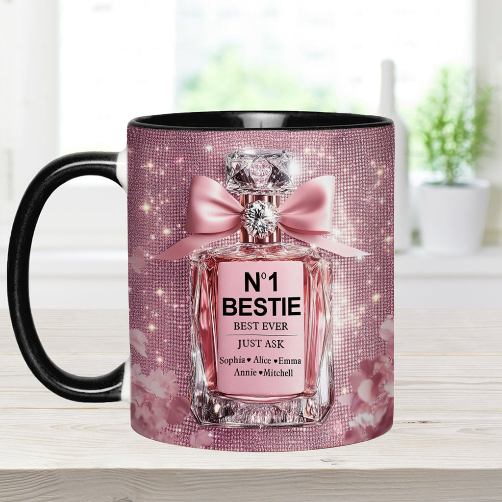 N01 Beste Freundinnen - Personalisierte Tasse mit Freundinnen-Akzent