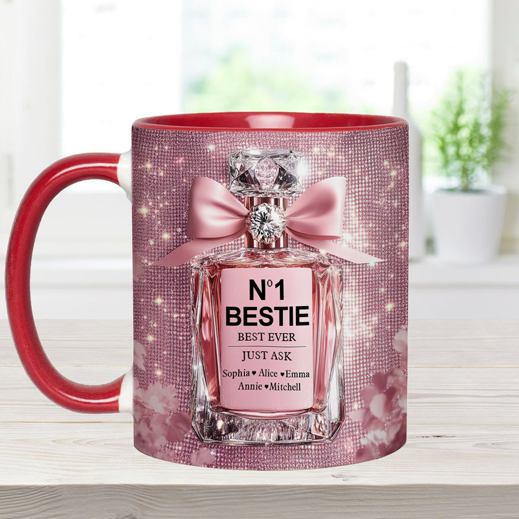 N01 Beste Freundinnen - Personalisierte Tasse mit Freundinnen-Akzent