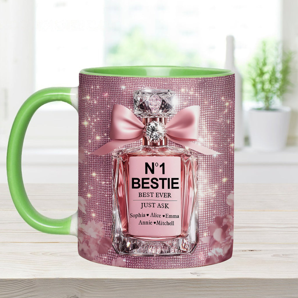 N01 Beste Freundinnen - Personalisierte Tasse mit Freundinnen-Akzent