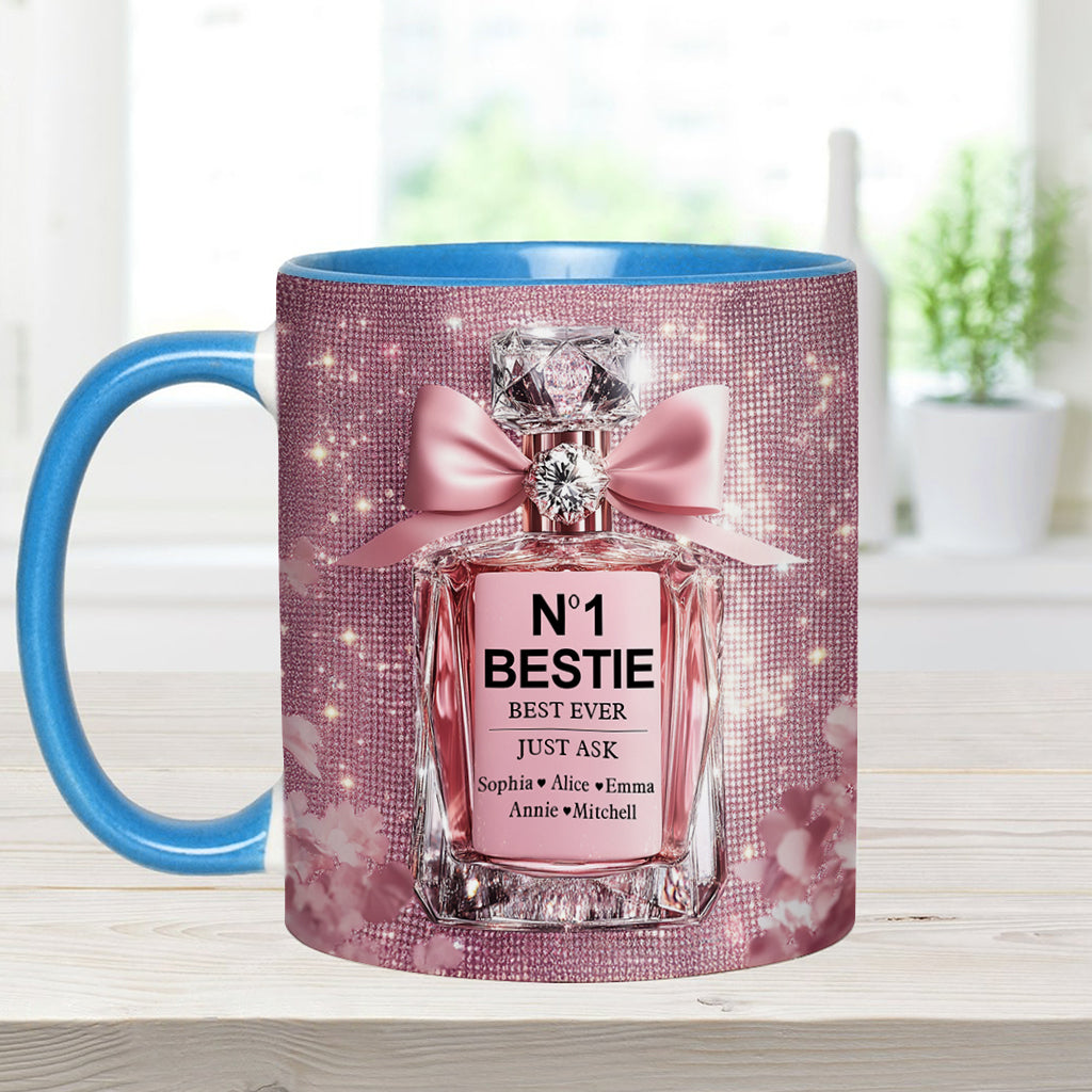 N01 Beste Freundinnen - Personalisierte Tasse mit Freundinnen-Akzent