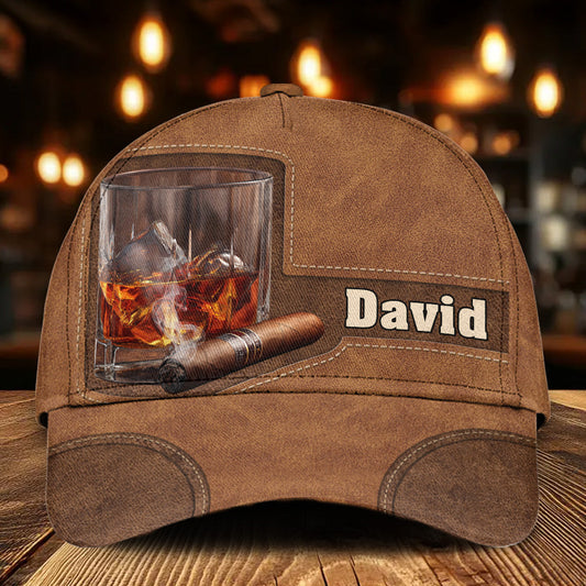 Whiskey, Rum und Zigarre – Personalisierte Spirituosen-Klassiker-Verschlusskappe