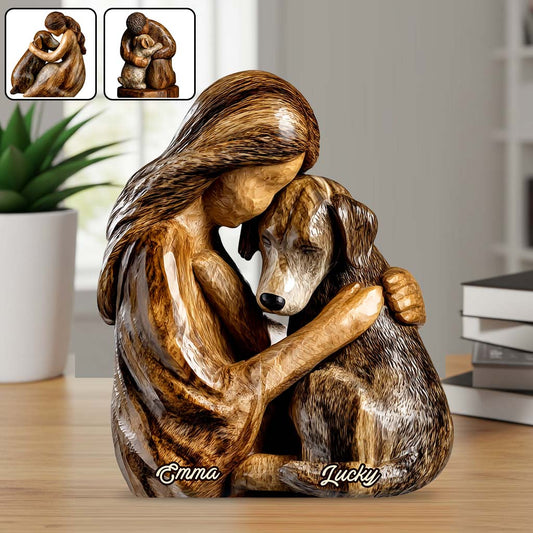 Dog Lovers - Personalized Dog Custom Shaped Acrylic Plaque