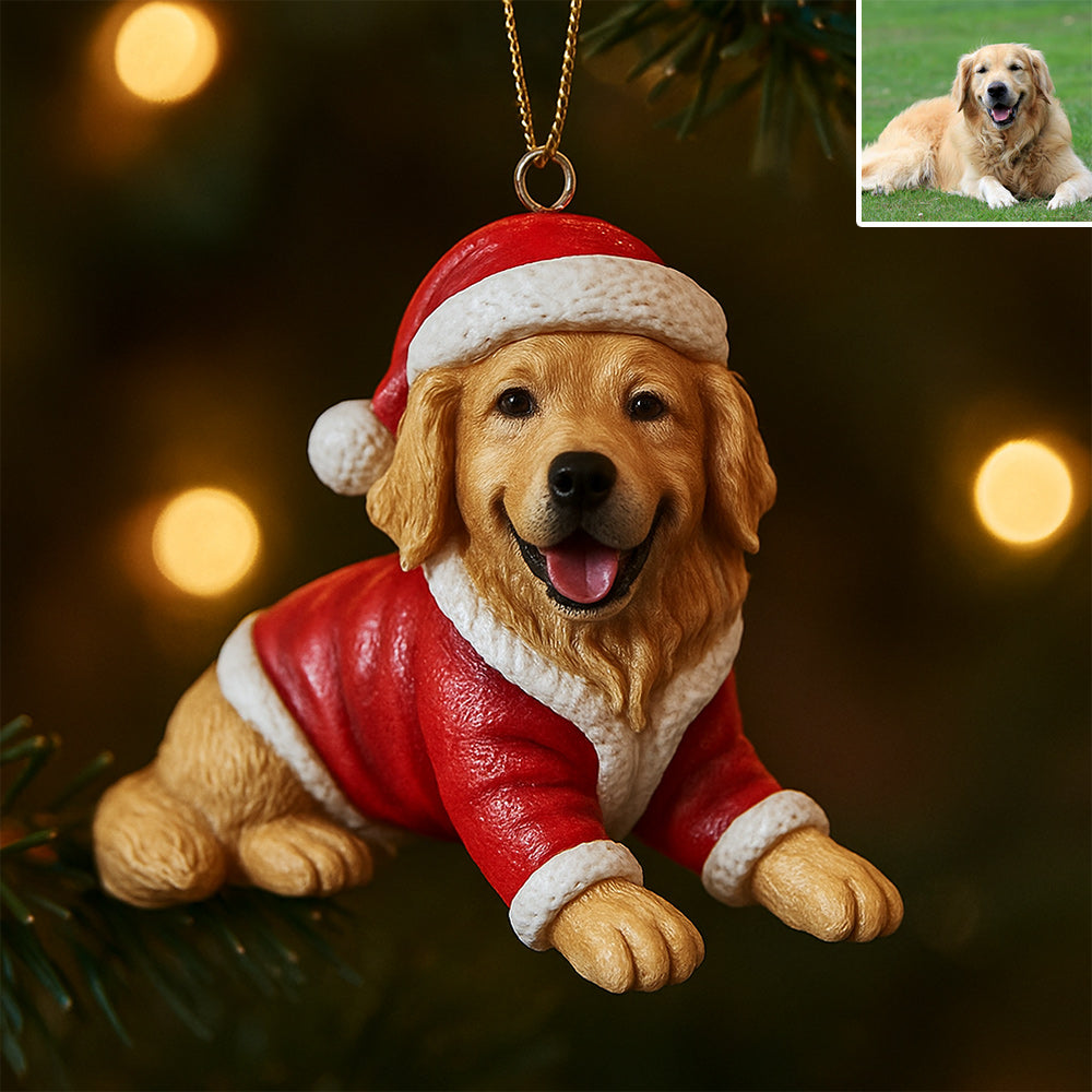 Poilu et lumineux - Figurine miniature 3D personnalisée pour chien