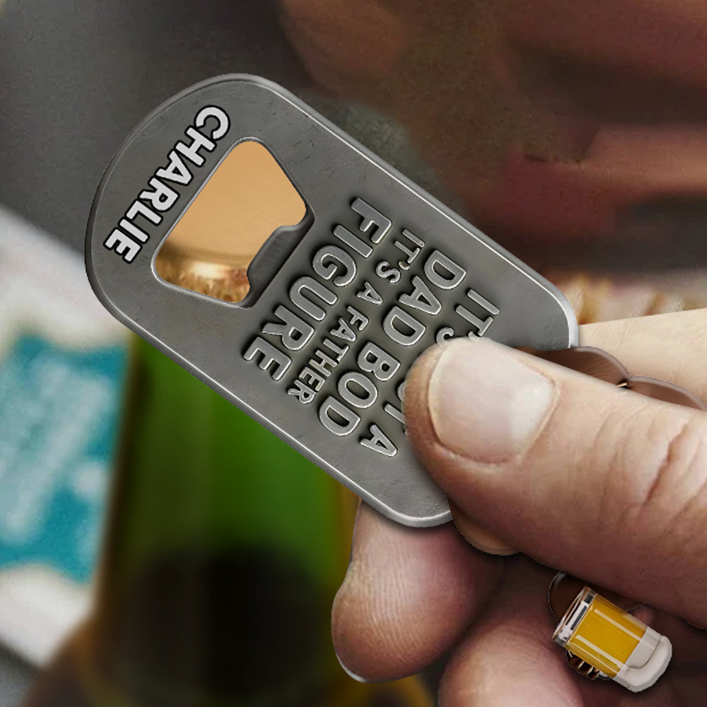 Dad Bod Gift For Father, Grandfather - Personalized Father Bottle Opener