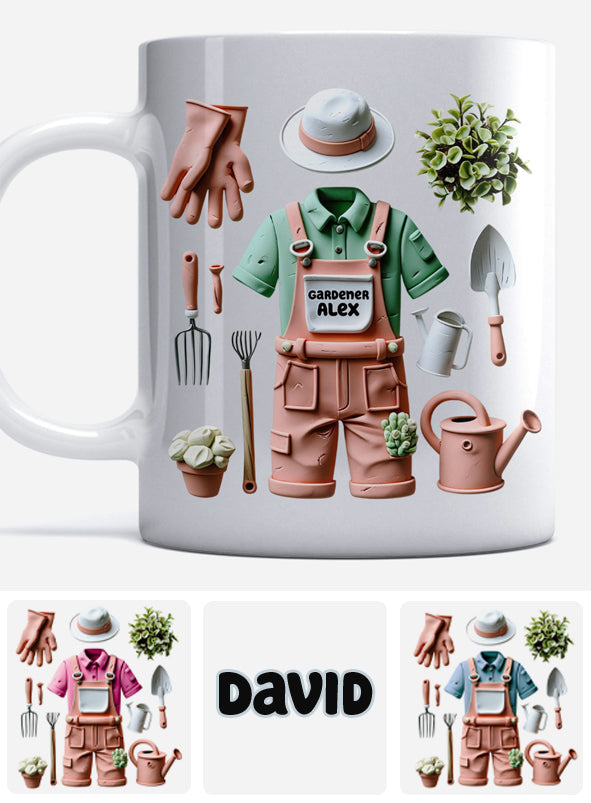 Love Gardening - Personalized Gardening Mug