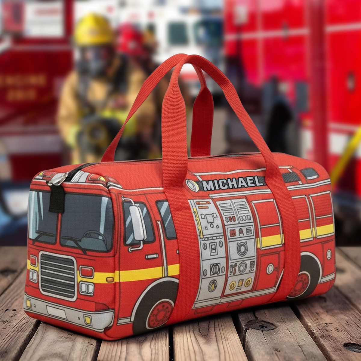 Service des pompiers - Sac de sport personnalisé pour pompiers