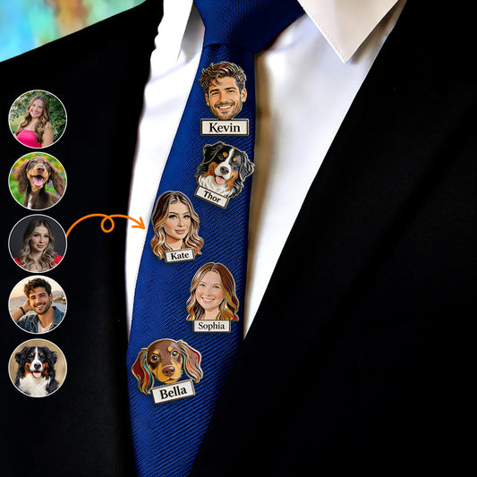 Personalisierte 3D-Emblem-Anstecknadel - Lustiges Geschenk für Papa, Opa