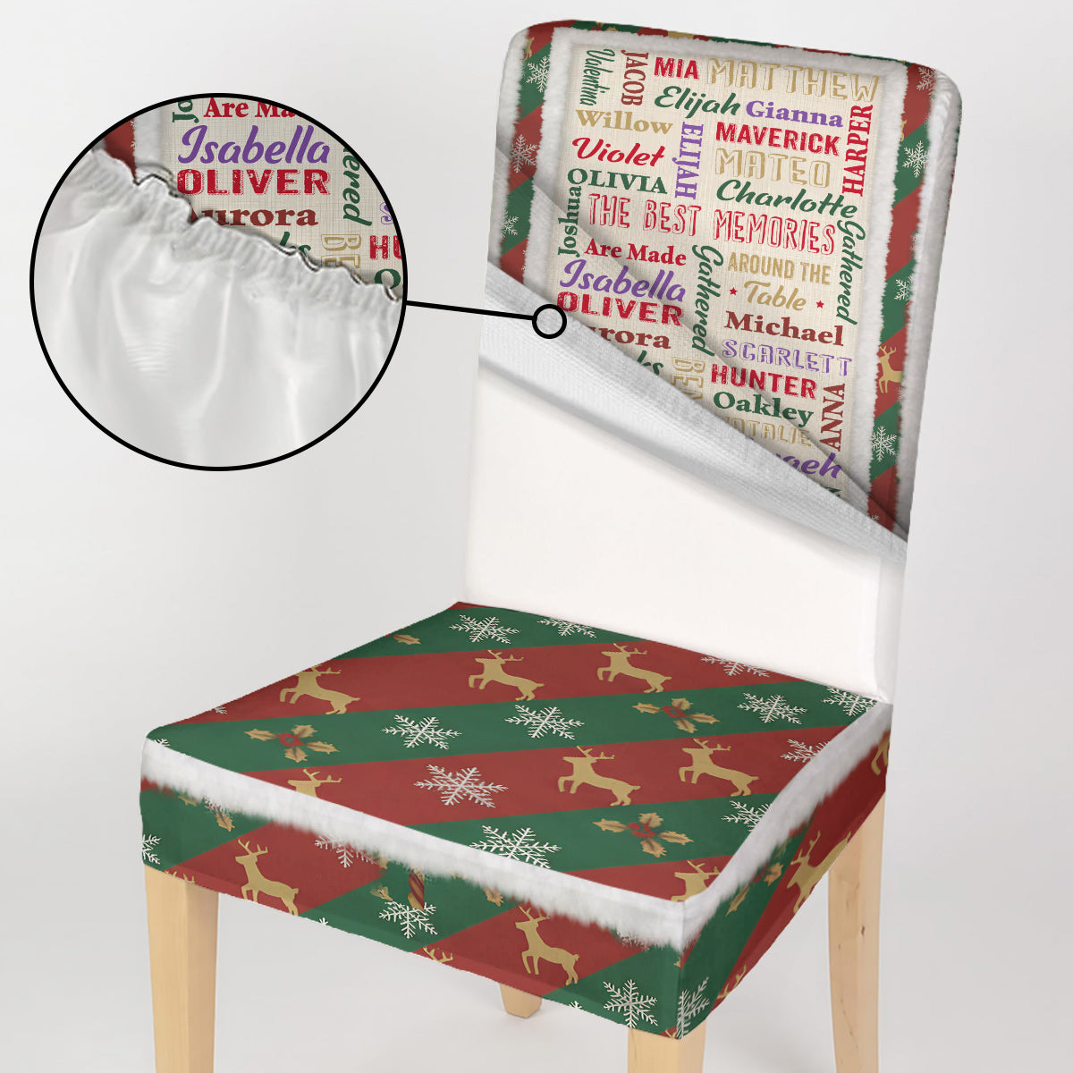 Ensemble de housses de chaises personnalisées pour toute la famille - Happy Family