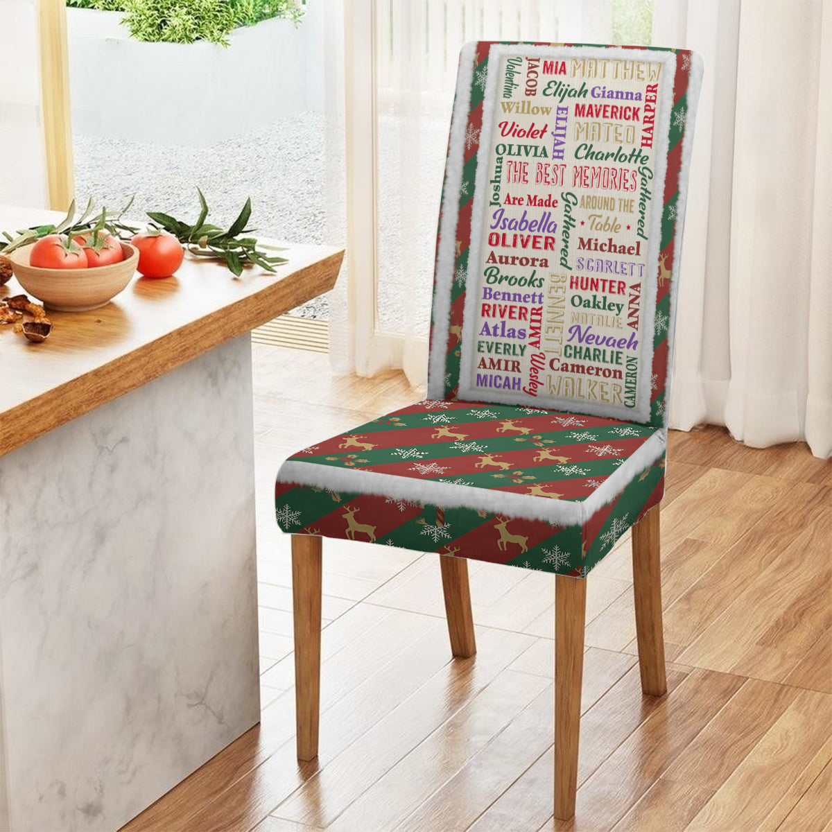 Ensemble de housses de chaises personnalisées pour toute la famille - Happy Family