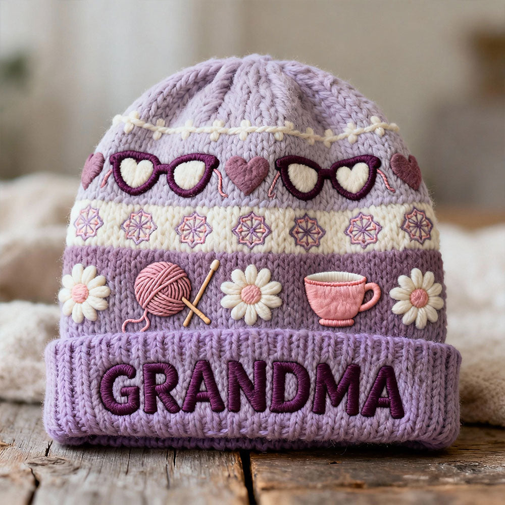Bonnet personnalisé pour grand-mère