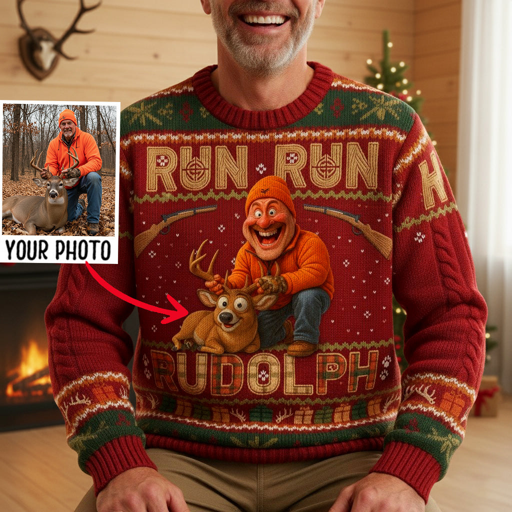 Hunter Rudolph - Personalisierter Jagd-Pullover