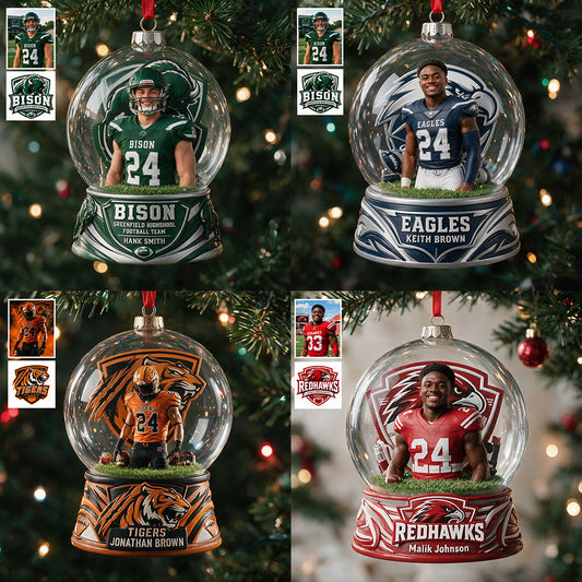 Personalisierbare Fußball-Ornament - Jedes Sport, Jedes Foto
