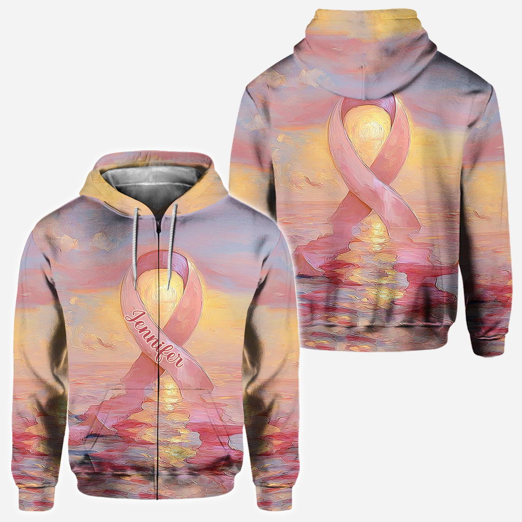 Guerrières fortes - T-shirt personnalisé de sensibilisation au cancer du sein