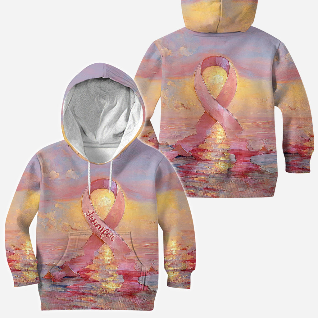 Guerrières fortes - T-shirt personnalisé de sensibilisation au cancer du sein