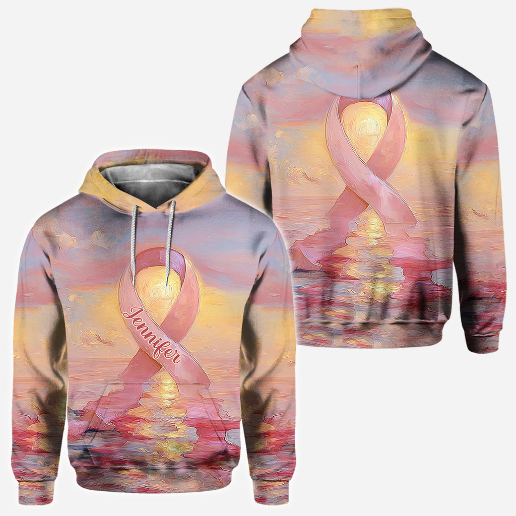 Guerrières fortes - T-shirt personnalisé de sensibilisation au cancer du sein