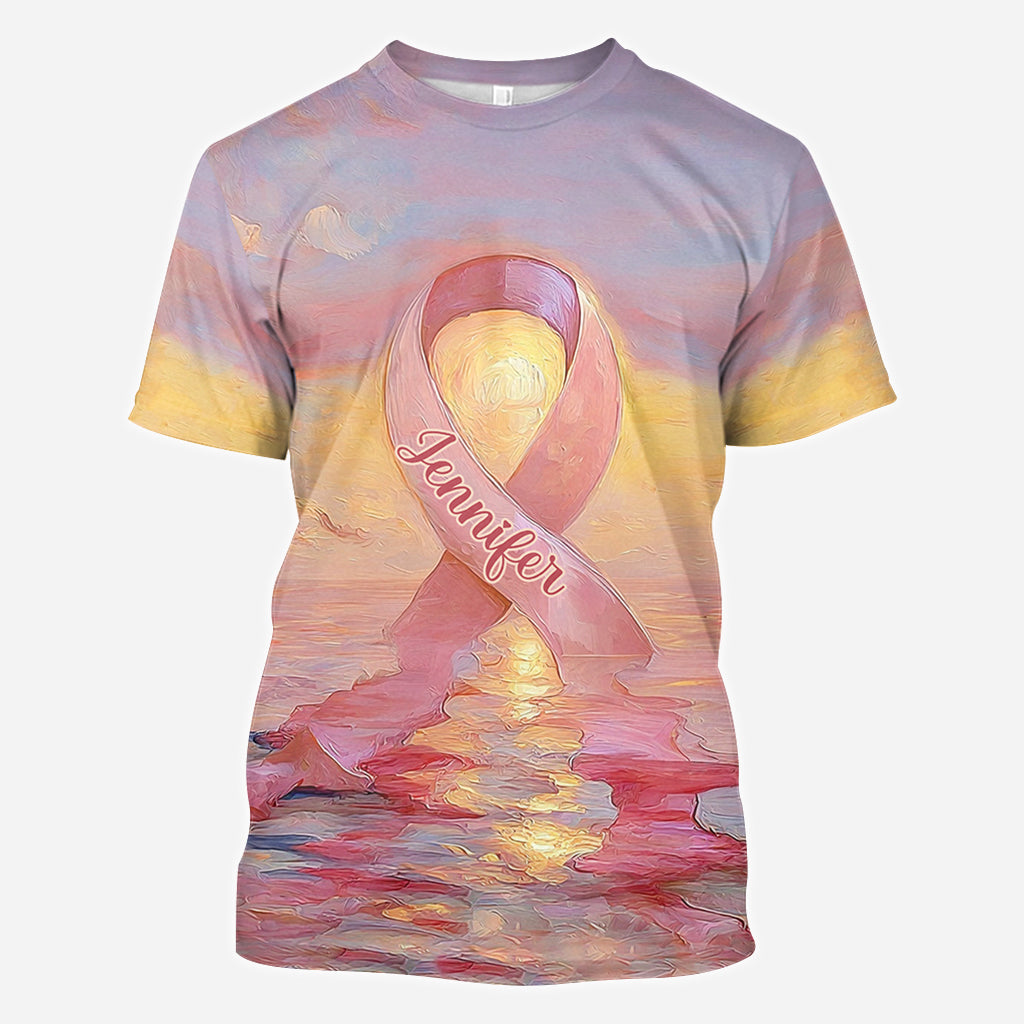 Guerrières fortes - T-shirt personnalisé de sensibilisation au cancer du sein