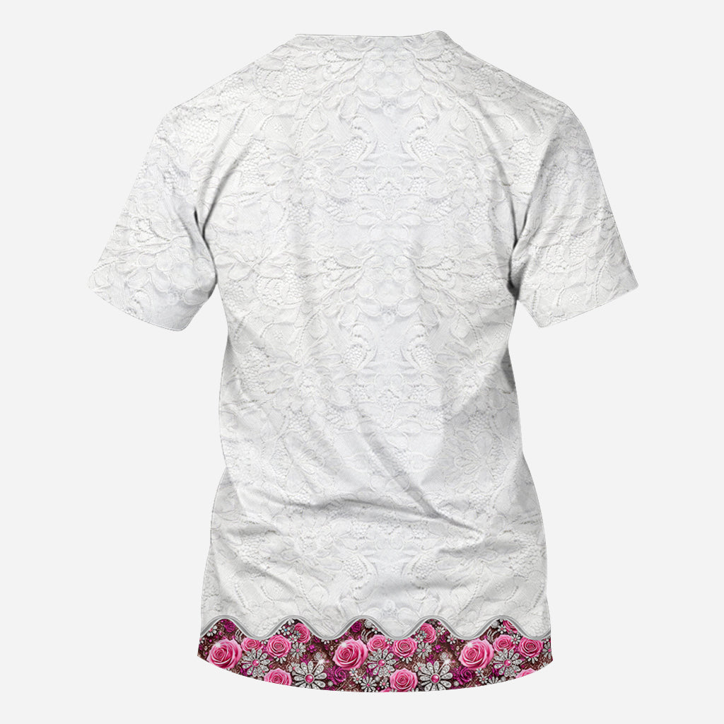 Arrêtez de me demander pourquoi je suis folle - T-shirt personnalisé Flamant rose