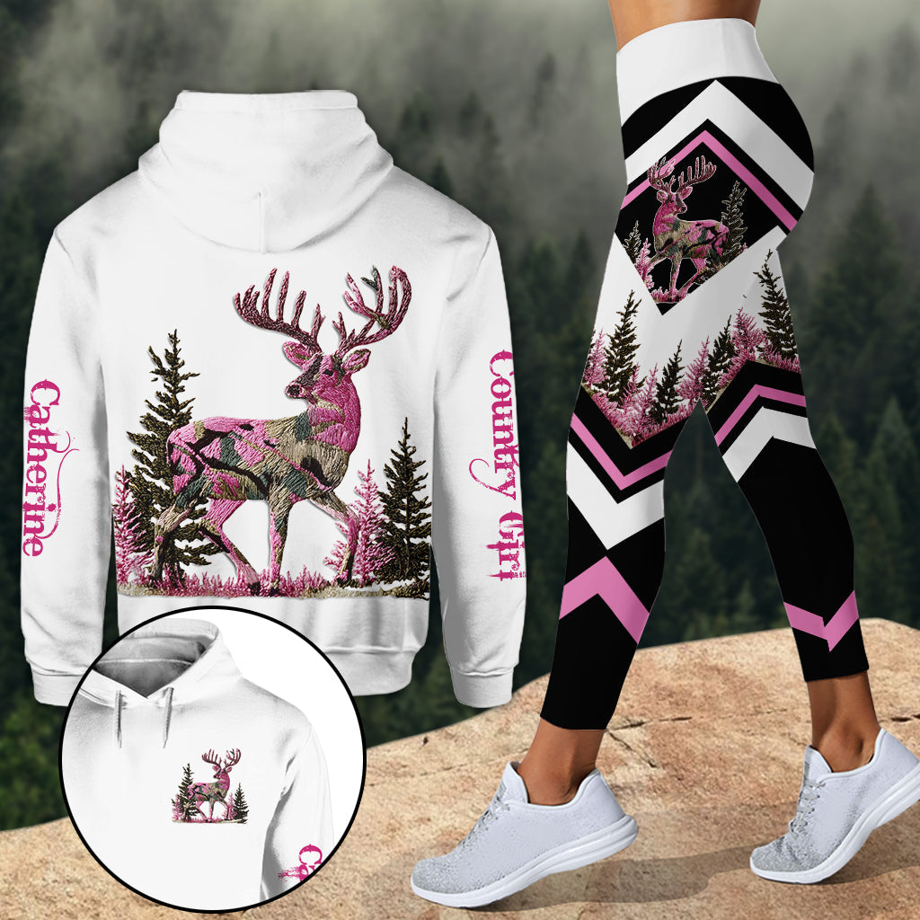 Country Girls – Personalisierter Jagd-Hoodie und Leggings