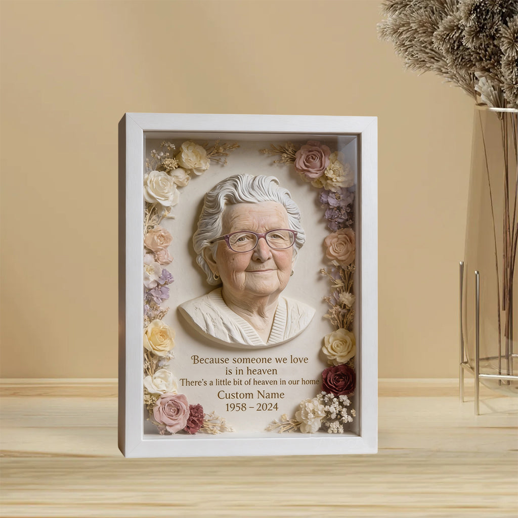 Boîte à fleurs commémorative personnalisée à partir de n'importe quelle photo - Plaque commémorative personnalisée en acrylique de forme personnalisée