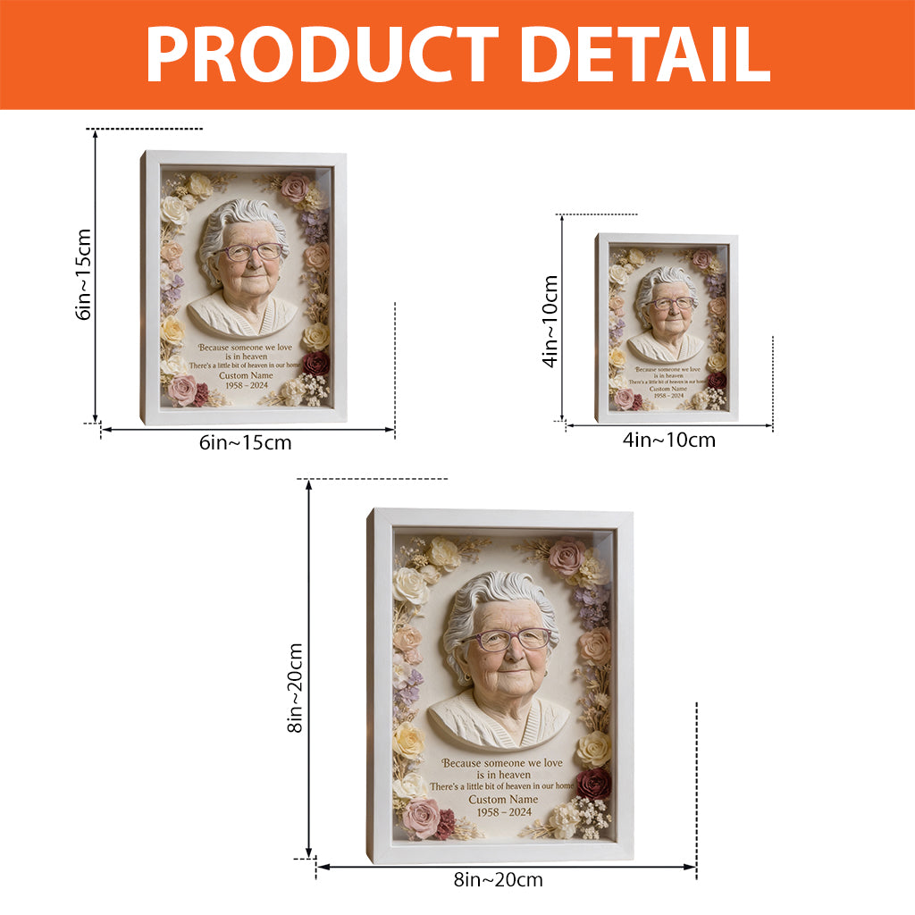 Boîte à fleurs commémorative personnalisée à partir de n'importe quelle photo - Plaque commémorative personnalisée en acrylique de forme personnalisée
