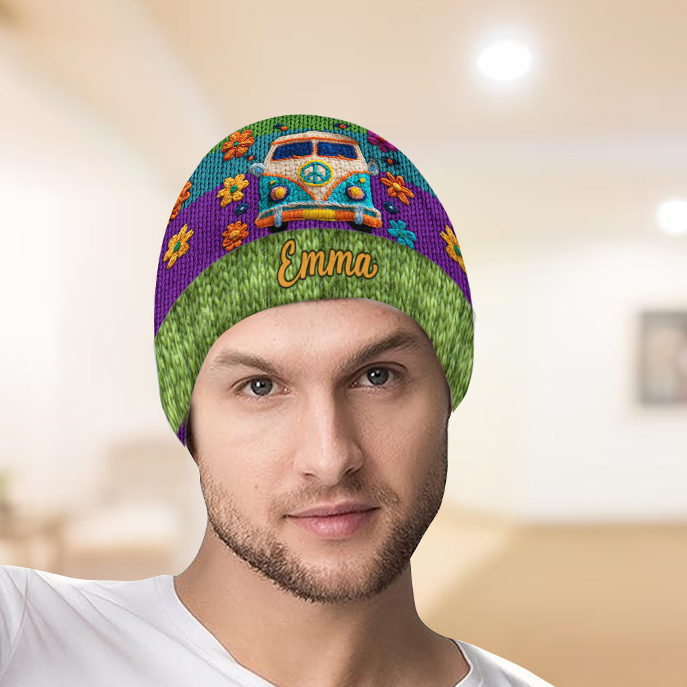 Âmes Hippies - Bonnet Hippie Personnalisé