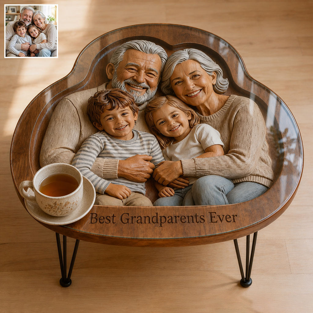 Custom From Any Photo - Personalized Family Table Custom Shape