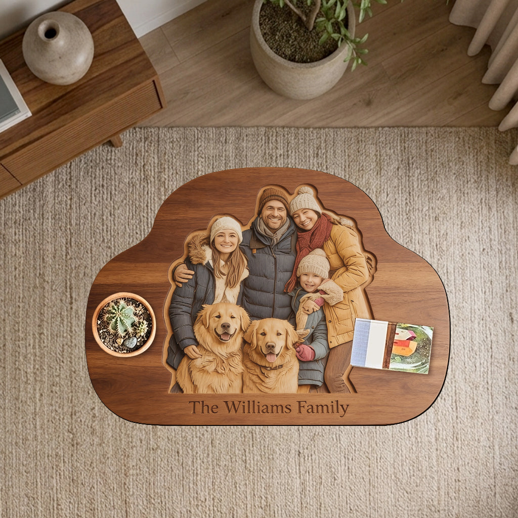 Custom From Any Photo - Personalized Family Table Custom Shape