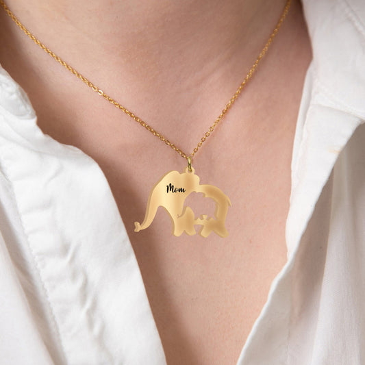 Happy Mother's Day - Personalized Mother Matching Pendant Necklace