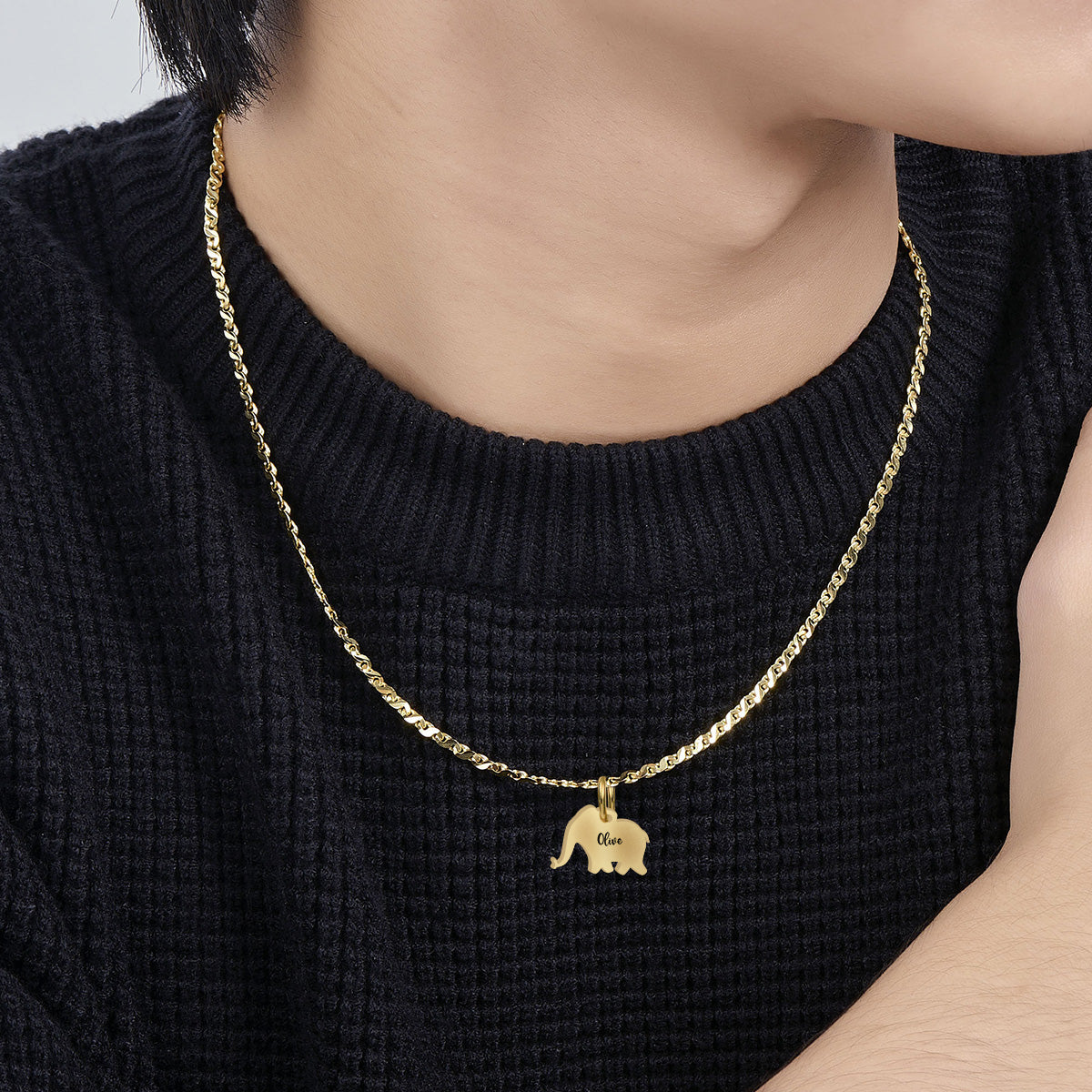 Happy Mother's Day - Personalized Mother Matching Pendant Necklace