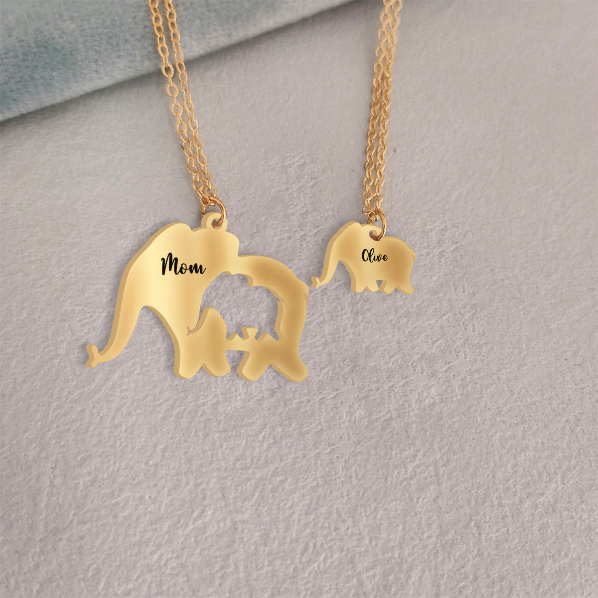 Happy Mother's Day - Personalized Mother Matching Pendant Necklace