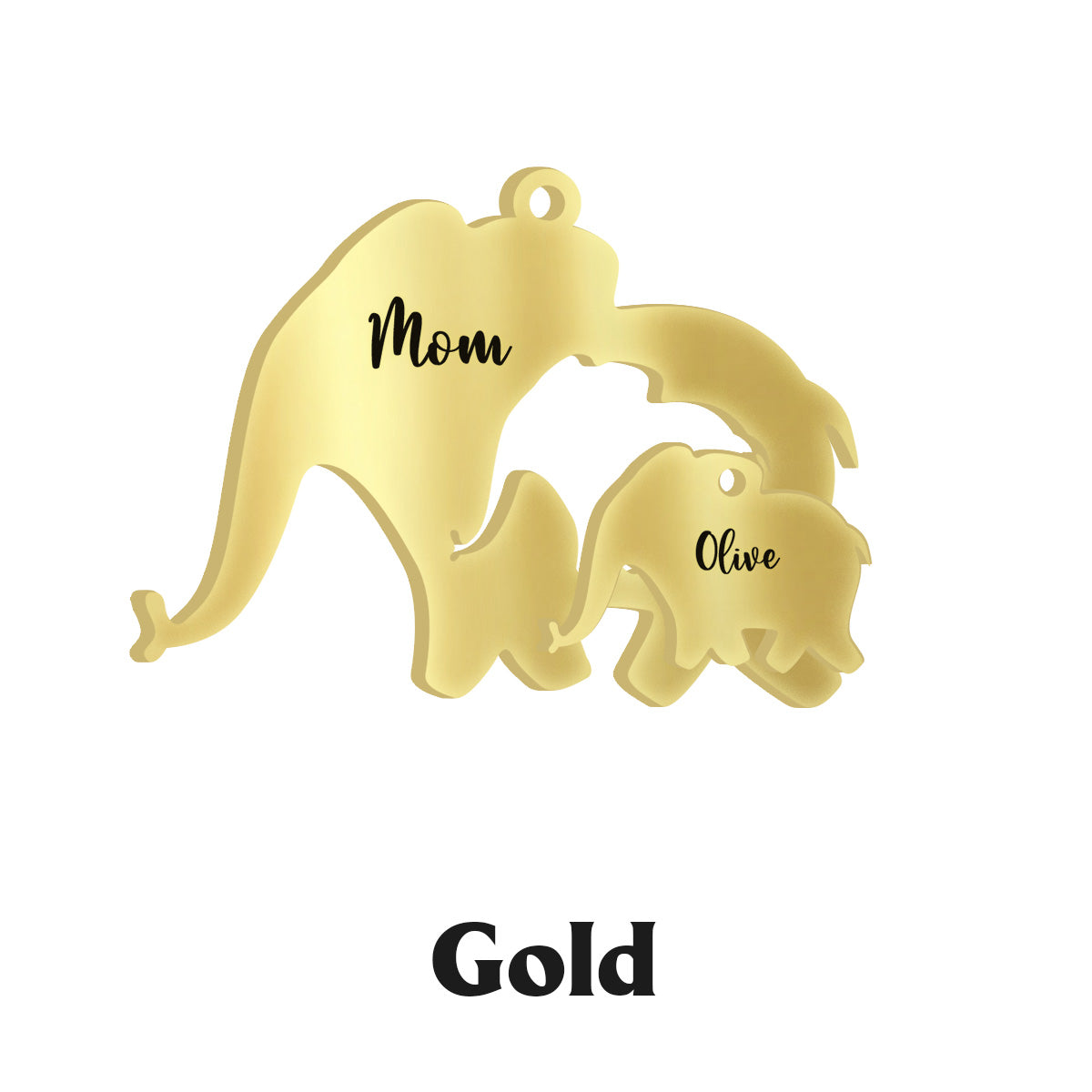 Happy Mother's Day - Personalized Mother Matching Pendant Necklace