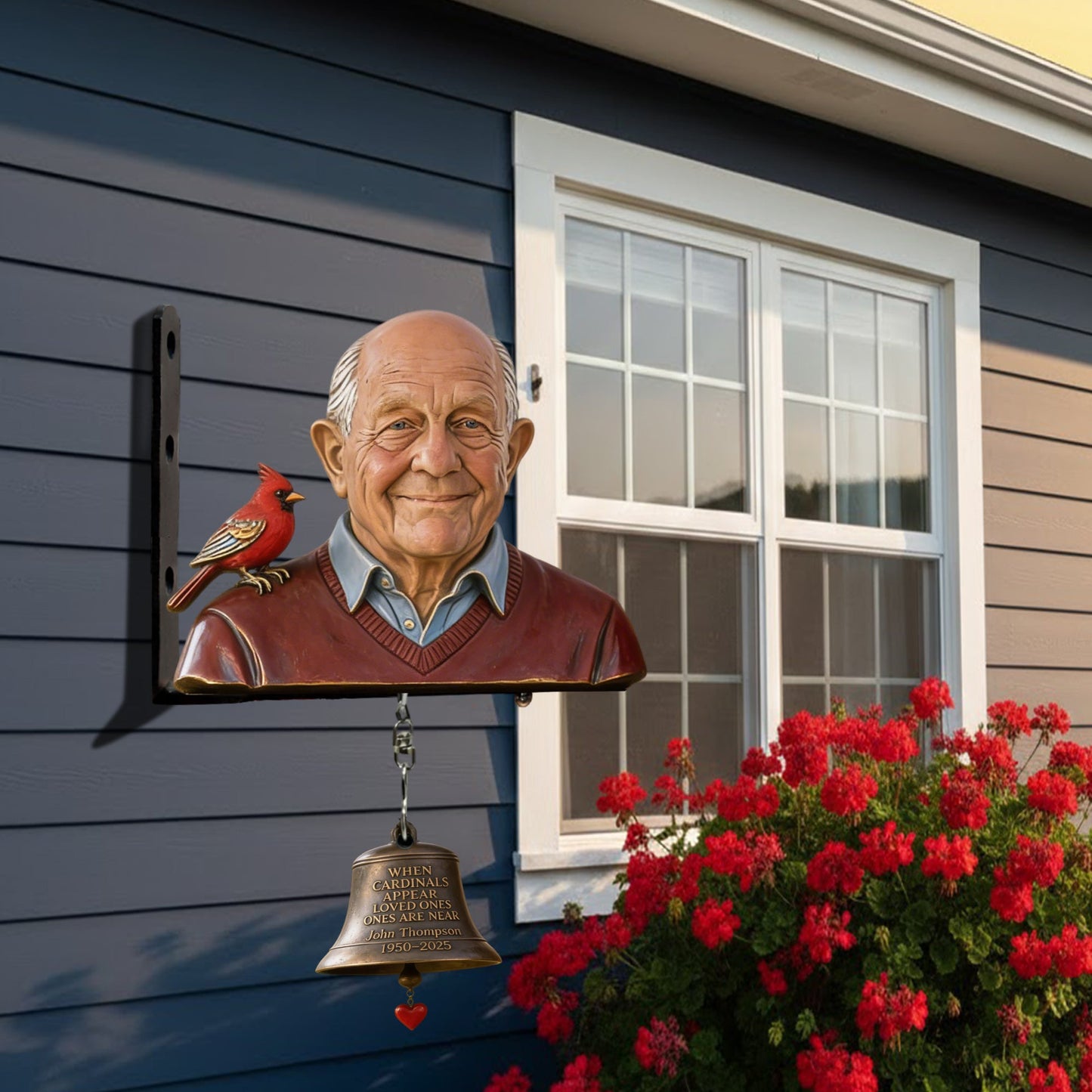 Loved Ones Are Near - Personalized Memorial Wooden Wall Mount Sign