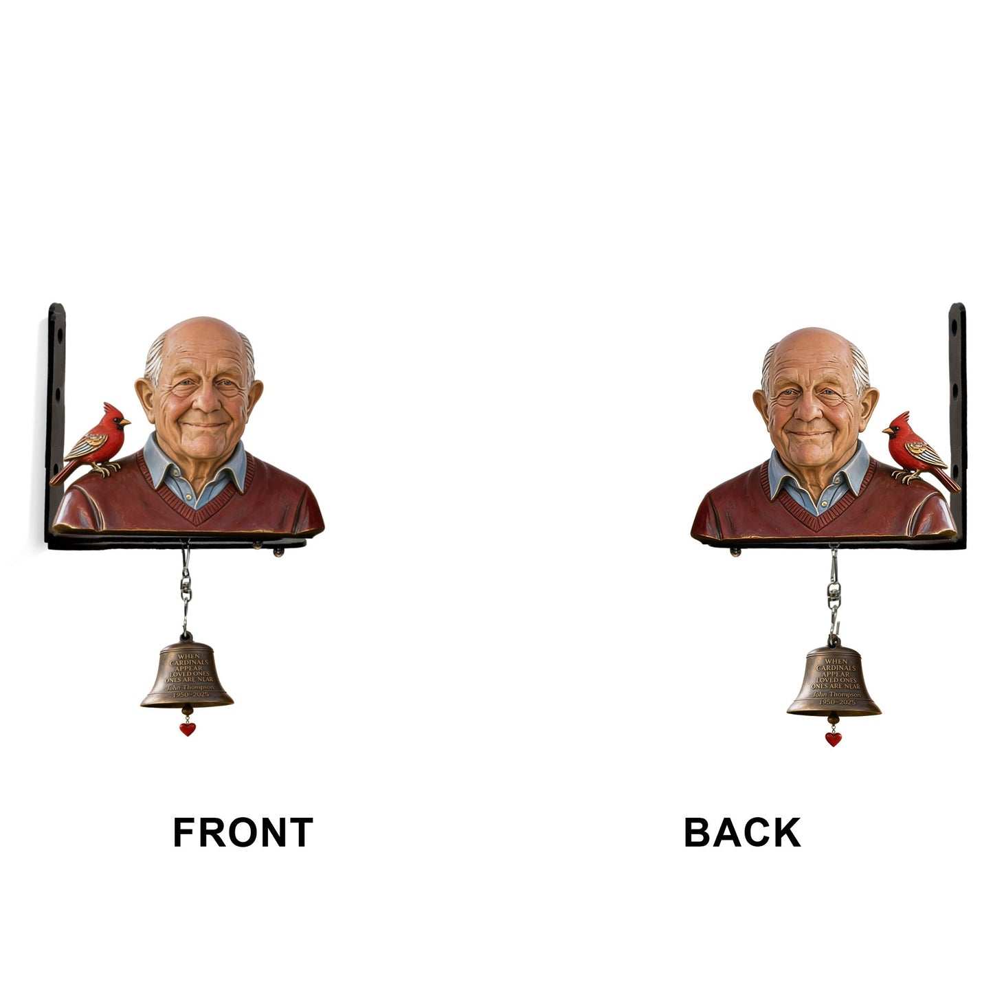 Loved Ones Are Near - Personalized Memorial Wooden Wall Mount Sign