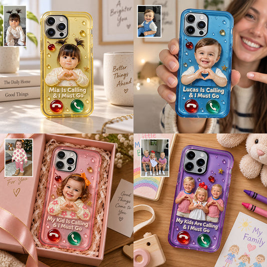 My Kids Are Calling And I Must Go - Personalized Mother Full Print Phone Case