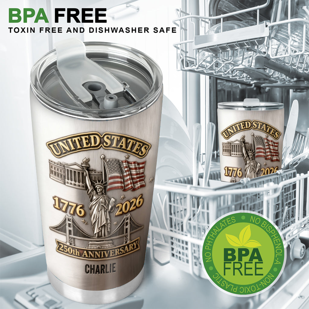 250th Anniversary - Personalized Patriot Tumbler