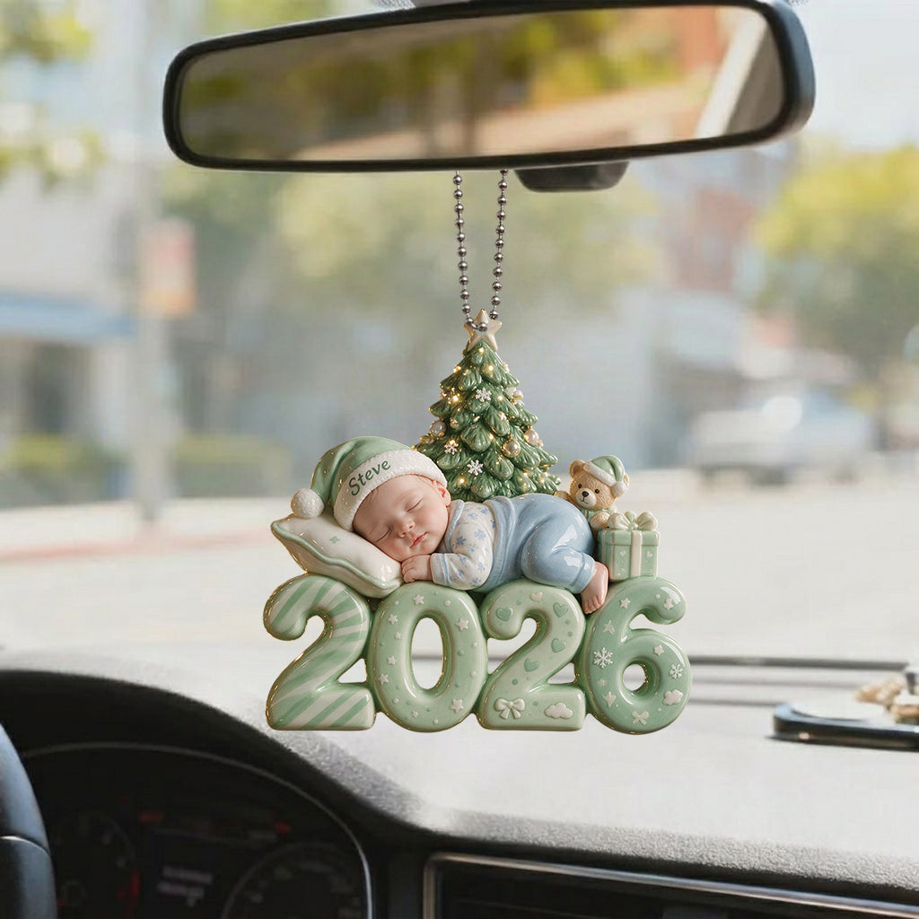 Premier Noël de Bébé - Ornement 3D Premium Personnalisé