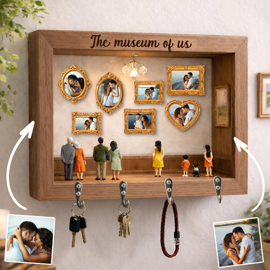 The Gallery Of Us – Personalisierte Hängeleiste für Paare in individueller Form