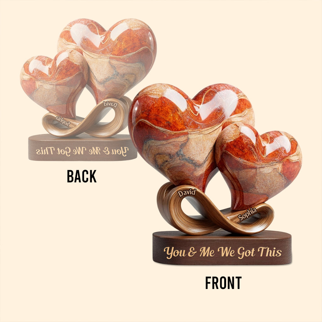 You Will Forever Be My Always - Personalized Couple Custom Shaped Acrylic Plaque