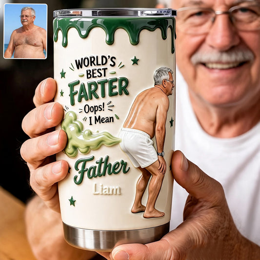 Bester Vater aller Zeiten - Personalisierter Vater-Tumbler