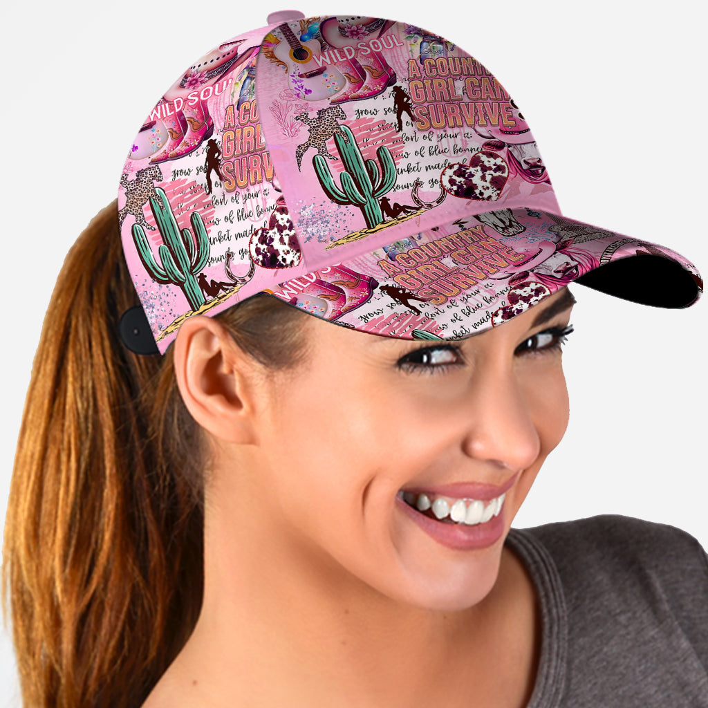 Wild Soul Cowgirl – Personalisierte Cowgirl-Klassiker-Kappe