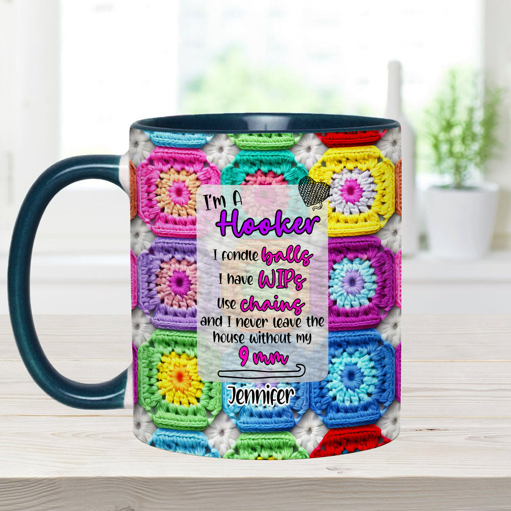 Crochet Lover Gift - Personalized Crocheting Accent Mug